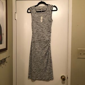 **SOLD**NWT Max Studio Striped Midi Dress